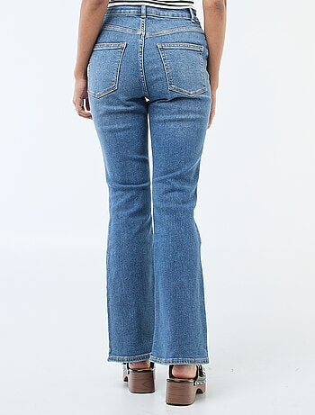 Jeans de cintura subida corte flare/bootcut - L28