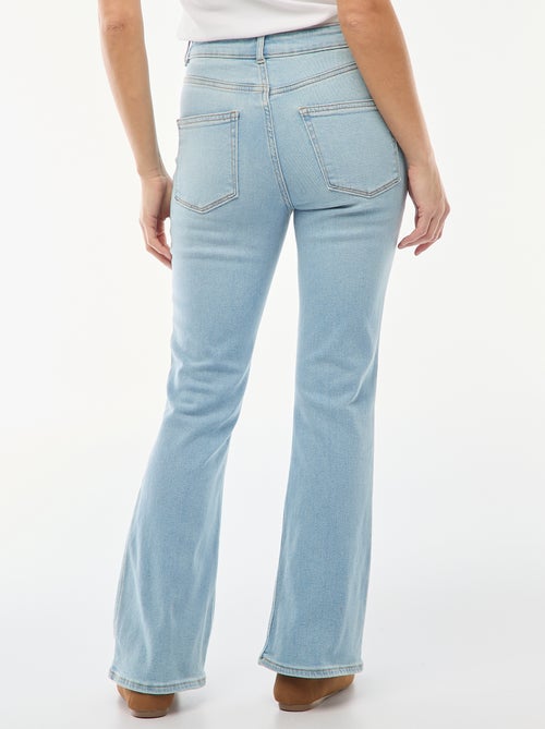 Jeans de cintura subida corte flare/bootcut - L32 - Kiabi