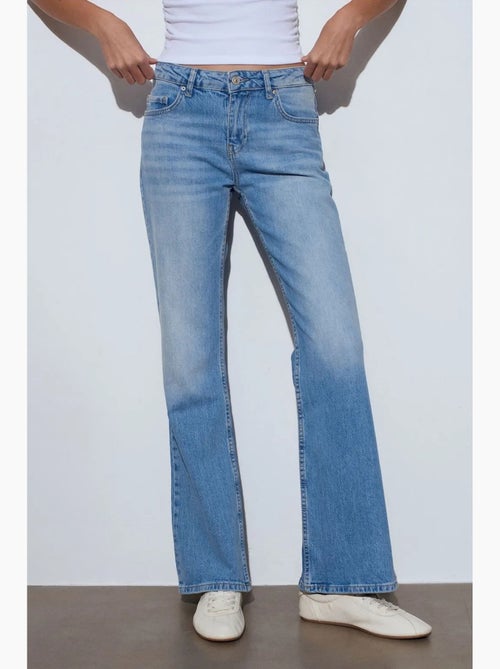 Jeans de ganga bootcut de cintura baixa dilvin - Kiabi