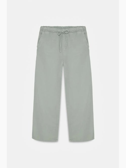 Jeans de ganga de cintura média e perna larga dilvin - Kiabi Jeans de ganga de cintura média e perna larga dilvin - Kiabi