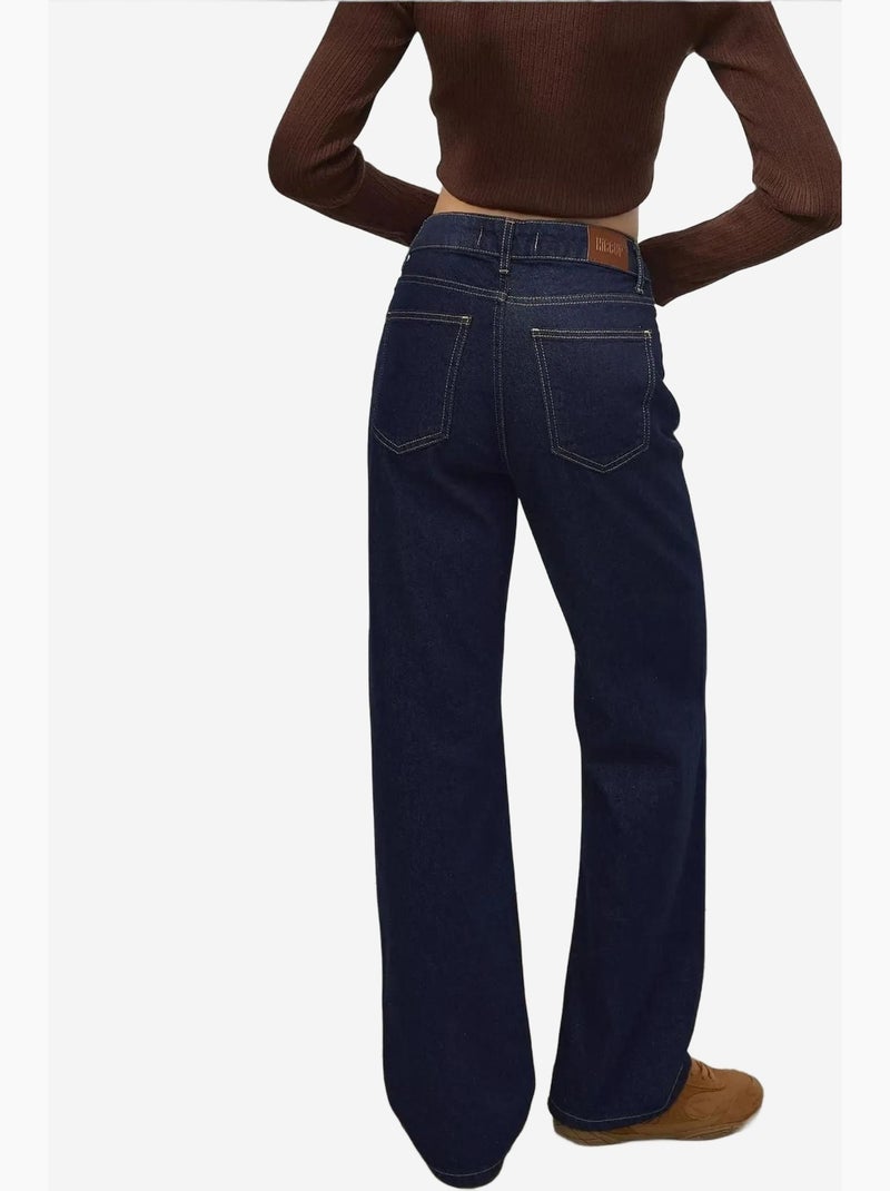 Jeans de ganga de perna reta hiccup Azul-acinzentado - Kiabi