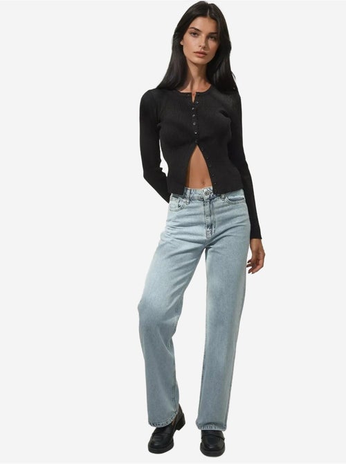 Jeans de ganga de perna reta hiccup - Kiabi Jeans de ganga de perna reta hiccup - Kiabi