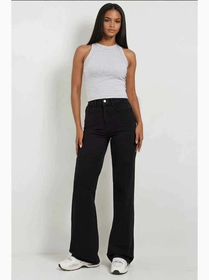 Jeans de ganga de perna reta hiccup Preto - Kiabi