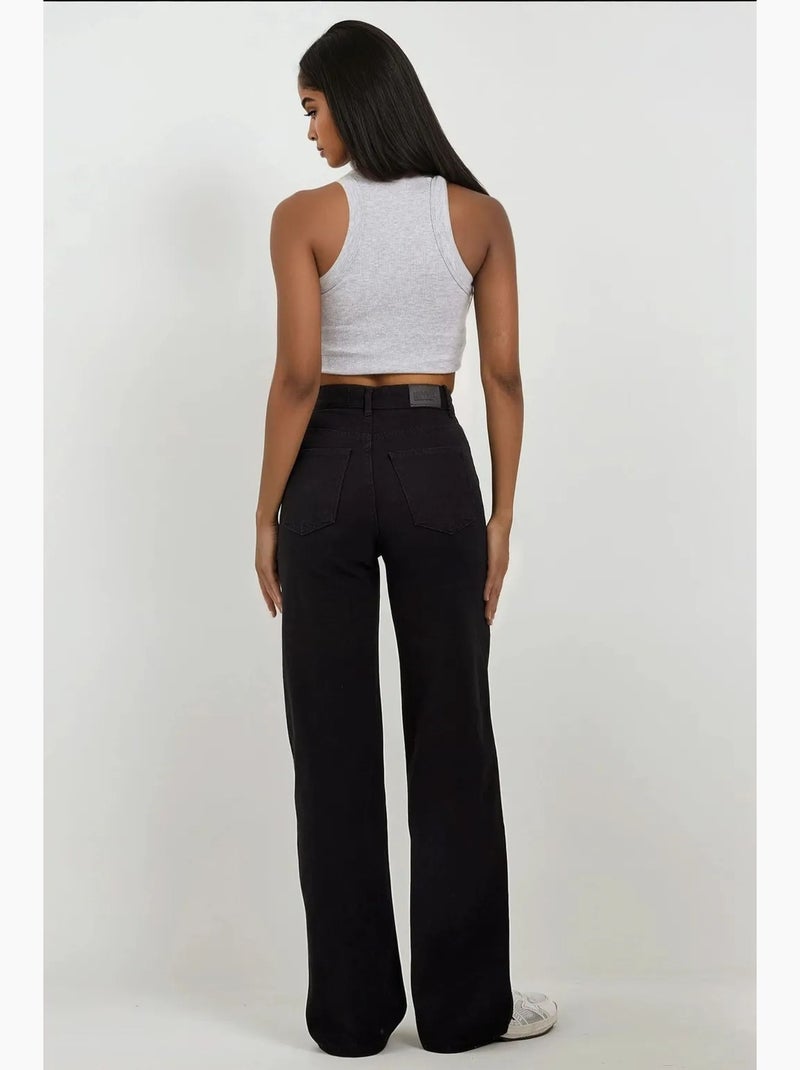 Jeans de ganga de perna reta hiccup Preto - Kiabi