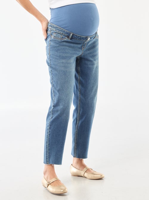 Jeans de maternidade corte mom - Kiabi