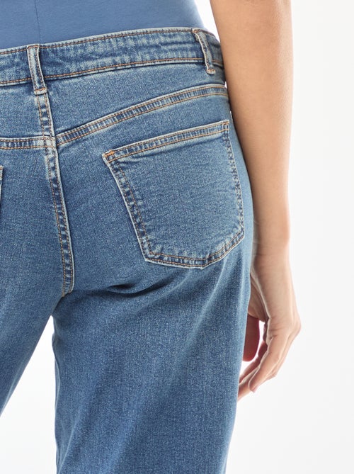 Jeans de maternidade corte mom - Kiabi