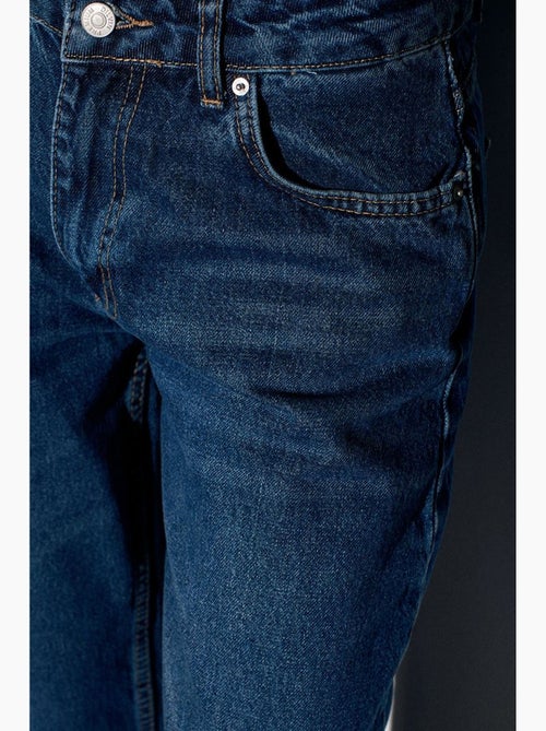 Jeans de mulher de cintura baixa e perna larga dilvin - Kiabi Jeans de mulher de cintura baixa e perna larga dilvin - Kiabi