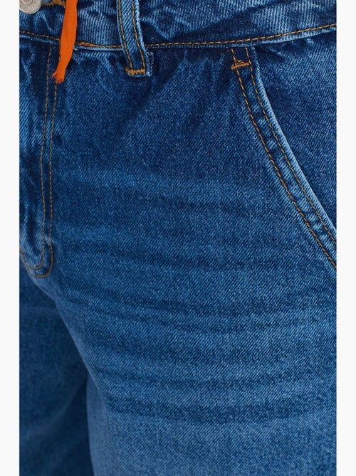 Jeans de perna balão de cintura subida dilvin - Kiabi Jeans de perna balão de cintura subida dilvin - Kiabi