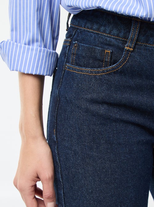 Jeans direitos de cintura subida - L32 - Kiabi