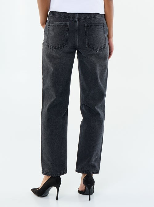 Jeans direitos de ganga em algodão - Kiabi