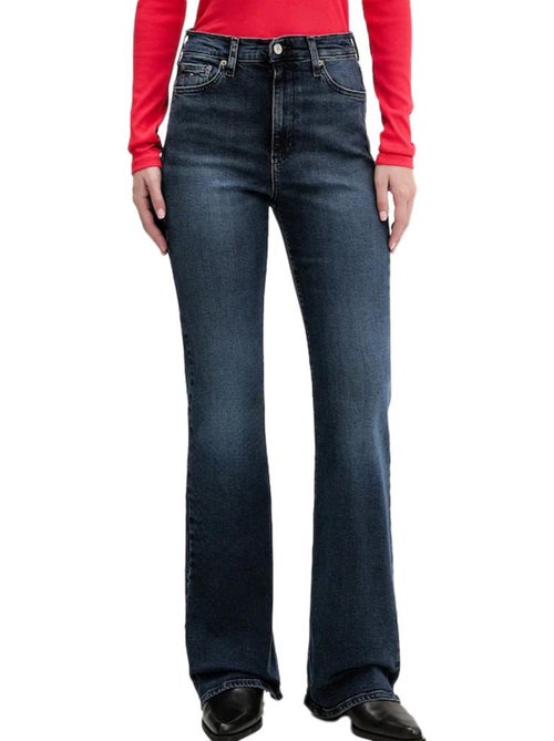 Jeans Evasé Azul para Mulher Tommy Hilfiger Sylvia - Kiabi Jeans Evasé Azul para Mulher Tommy Hilfiger Sylvia - Kiabi
