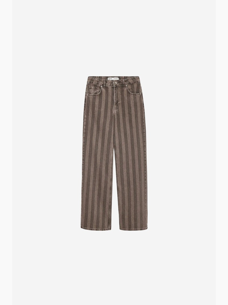 Jeans feminino dilvin Castanho - Kiabi