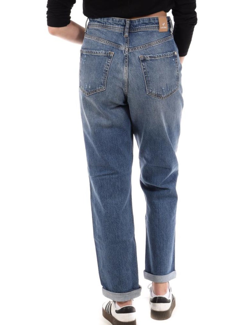 Jeans feminino kaporal emi azul médio Azul-jeans - Kiabi