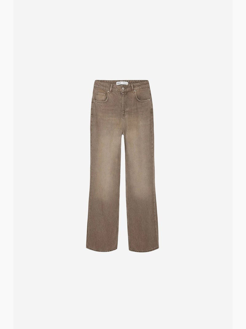 Jeans femininos dilvin Toupe - Kiabi