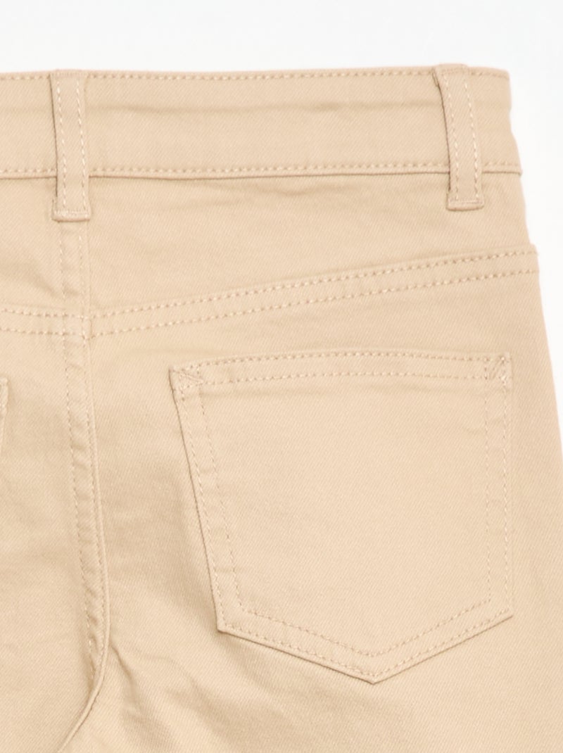 Jeans flare clássicos Bege - Kiabi