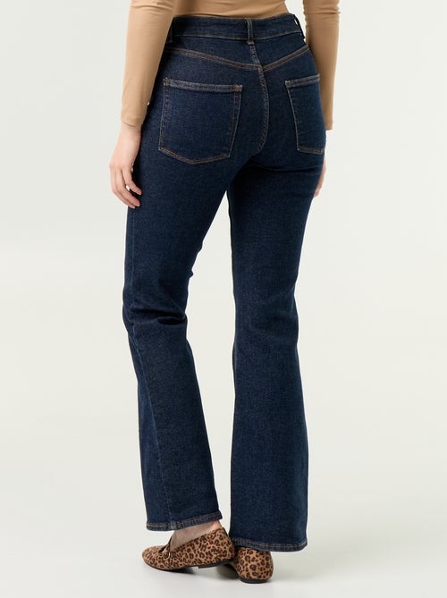 Jeans flare/bootcut de cintura subida - Kiabi