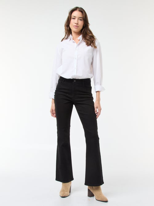 Jeans flare/bootcut de cintura subida - Kiabi Jeans flare/bootcut de cintura subida - Kiabi