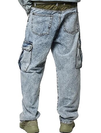 Jeans Kaporal ABEL para Homem Azul/Caqui