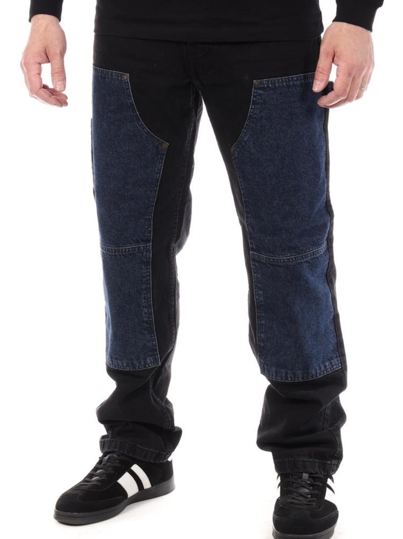 Jeans kaporal arper para homem azul/preto Preto - Kiabi