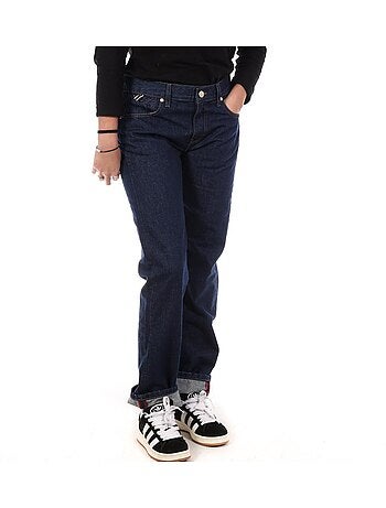 Jeans Kaporal Jaime de Corte Reto Azul Escuro
