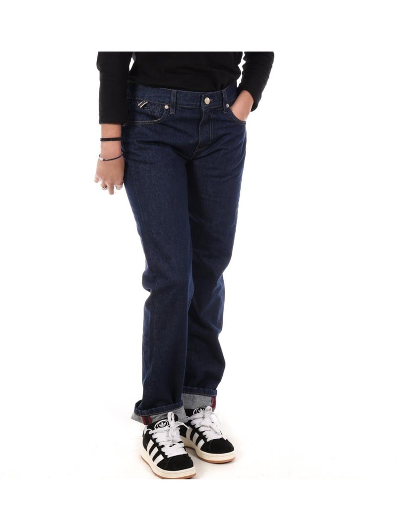 Jeans Kaporal Jaime de Corte Reto Azul Escuro Azul - Kiabi