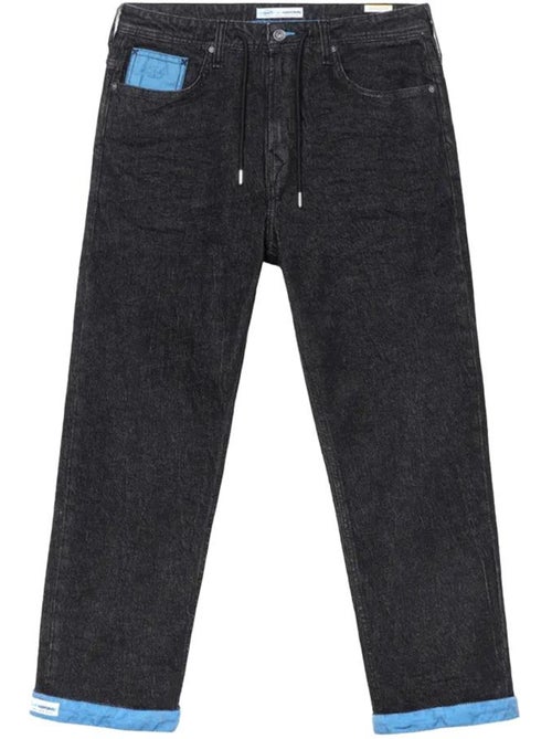 Jeans kaporal rony para homem preto/azul - Kiabi