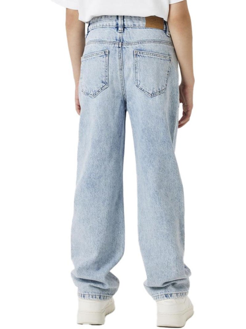 Jeans Largos Azuis para Menina Name It Frose Azul claro - Kiabi