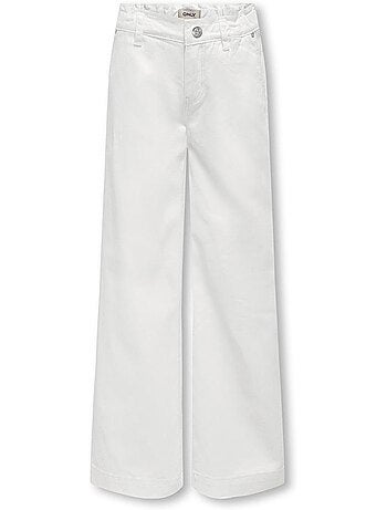Jeans Largos Brancos para Menina Kids ONLY Comet Life
