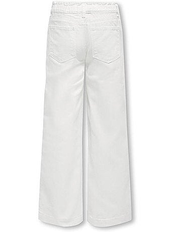 Jeans Largos Brancos para Menina Kids ONLY Comet Life