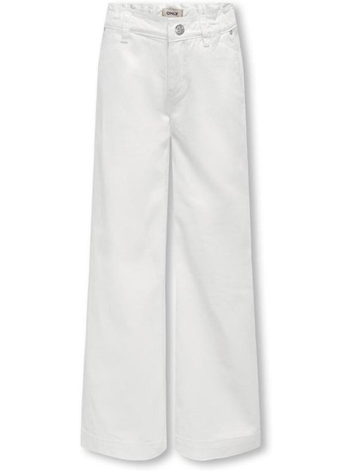 Jeans Largos Brancos para Menina Kids ONLY Comet Life - Kiabi Jeans Largos Brancos para Menina Kids ONLY Comet Life - Kiabi