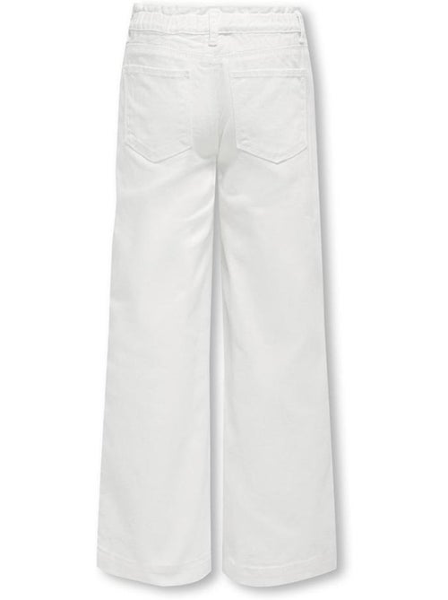 Jeans Largos Brancos para Menina Kids ONLY Comet Life - Kiabi Jeans Largos Brancos para Menina Kids ONLY Comet Life - Kiabi