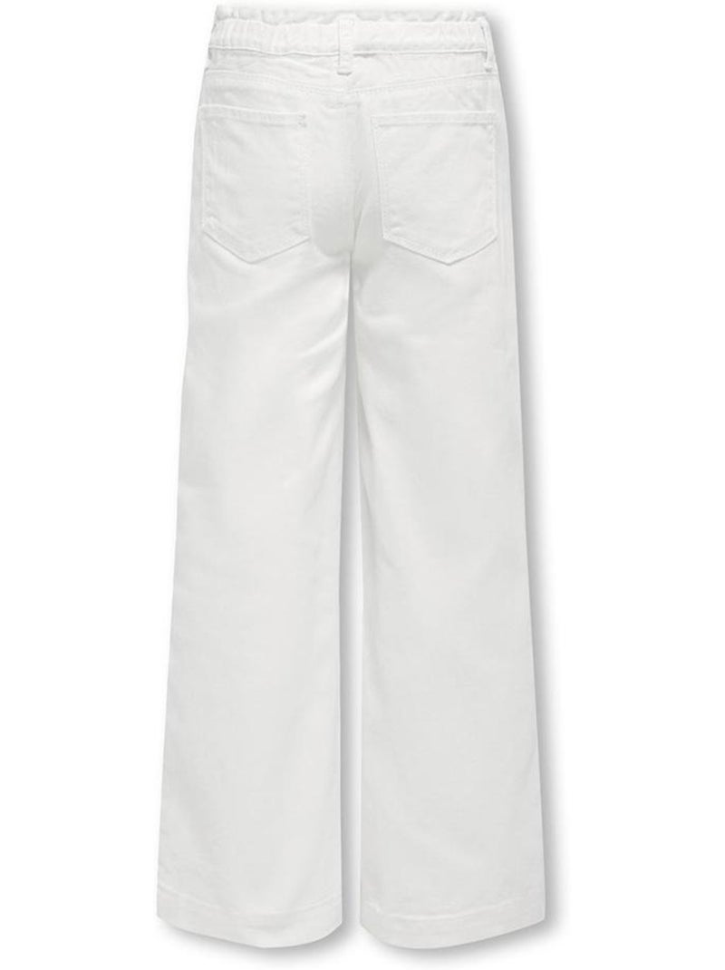 Jeans Largos Brancos para Menina Kids ONLY Comet Life Branco - Kiabi