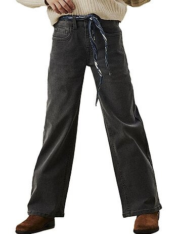 Jeans Largos Cinzento Escuro para Menina Name It Nkfrose