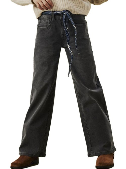 Jeans Largos Cinzento Escuro para Menina Name It Nkfrose - Kiabi Jeans Largos Cinzento Escuro para Menina Name It Nkfrose - Kiabi