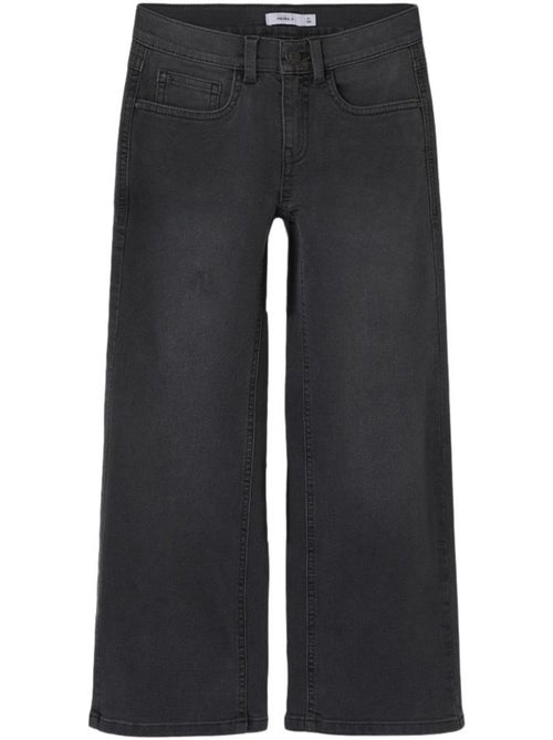 Jeans Largos Cinzento Escuro para Menina Name It Nkfrose - Kiabi Jeans Largos Cinzento Escuro para Menina Name It Nkfrose - Kiabi