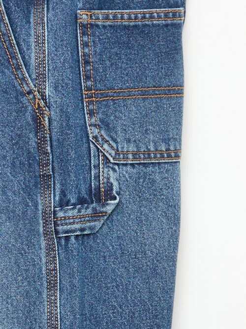 Jeans largos com bolsos grandes - Kiabi