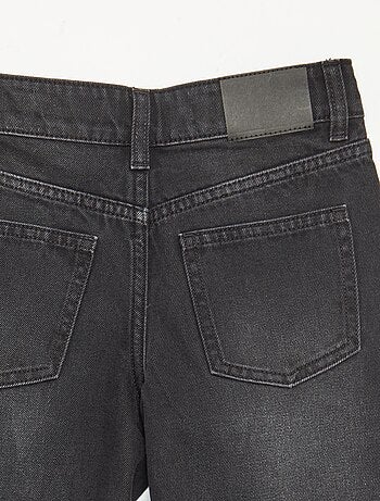Jeans largos com flocos de strass