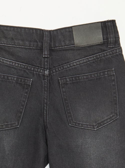 Jeans largos com flocos de strass - Kiabi