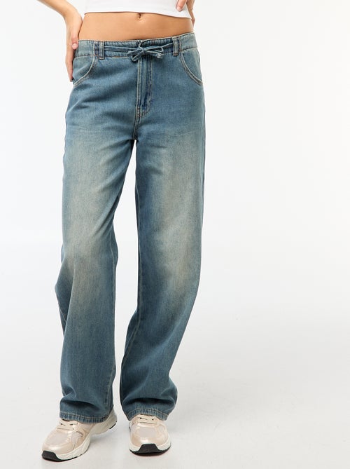 Jeans largos corte baggy - Kiabi