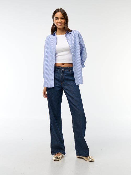 Jeans largos corte baggy - Kiabi