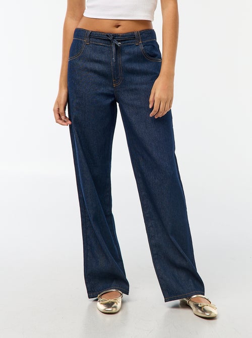 Jeans largos corte baggy - Kiabi