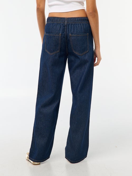 Jeans largos corte baggy - Kiabi