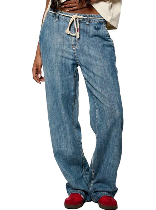 Jeans Loose Azuis para Mulher Kaporal Brina - Kiabi Jeans Loose Azuis para Mulher Kaporal Brina - Kiabi