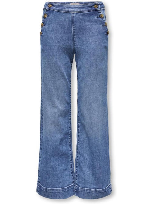 Jeans Loose Azul para Menina Kids ONLY Gmadison - Kiabi Jeans Loose Azul para Menina Kids ONLY Gmadison - Kiabi