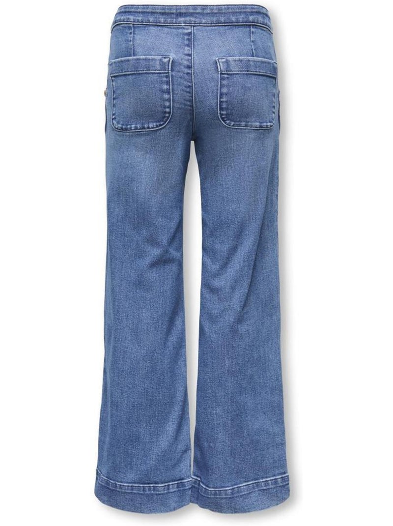 Jeans Loose Azul para Menina Kids ONLY Gmadison Azul - Kiabi