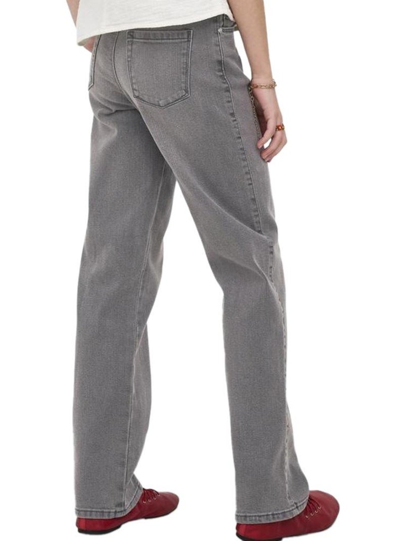 Jeans Loose Cinzentos para Menina Kids ONLY Kogblairs Cinza-prateado - Kiabi