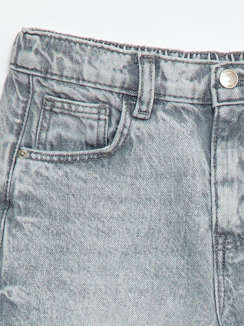 Jeans modelo balloon Cinza - Kiabi