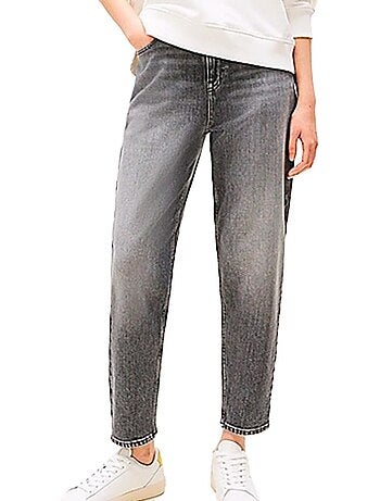 Jeans Mom Afunilados Cinzentos para Mulher Tommy Hilfiger DW0DW20648