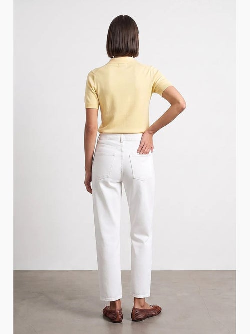 Jeans mom de cintura alta e perna larga dilvin - Kiabi Jeans mom de cintura alta e perna larga dilvin - Kiabi