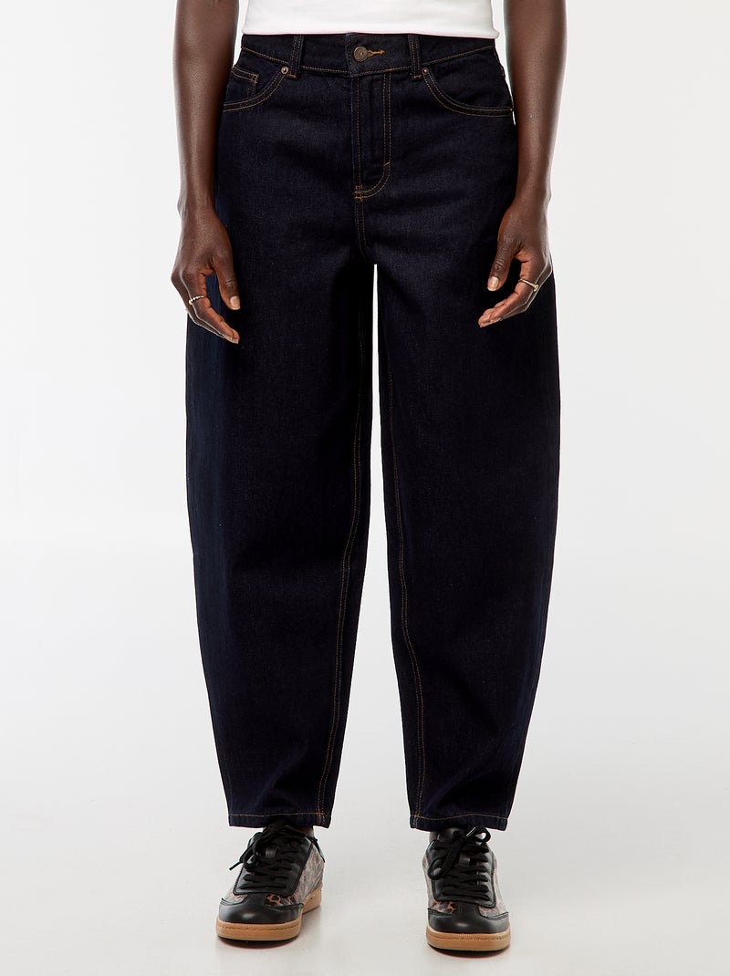 Jeans mom de cintura subida Azul - Kiabi